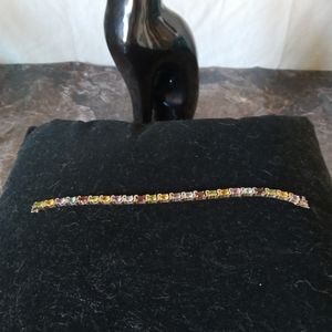 Gold Over Sterling Silver Bracelet